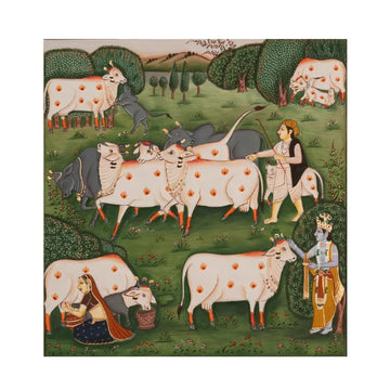 Krishna in the Pastoral Grove