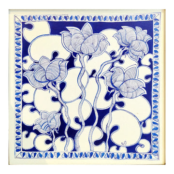 Indigo Garden of Lotuses